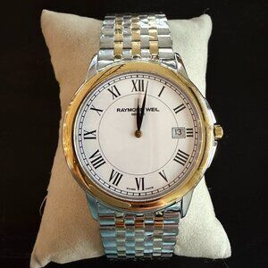 Raymond Weil Toccata Two-Tone Stainless Steel White Dial Date Quartz Mens Watch